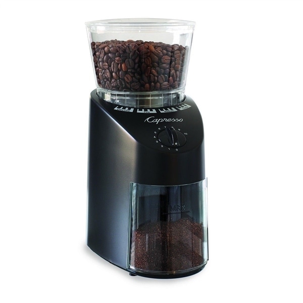 Capresso 560.01 Infinity Automatic Conical Burr Coffee Grinder (Black). Opens flyout.