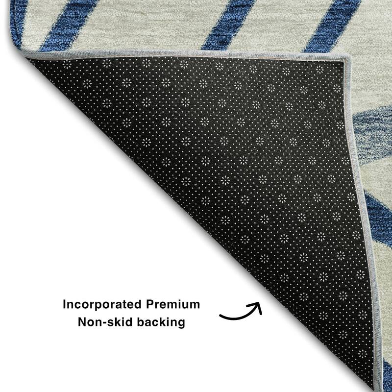 Premium Washable Super Soft Modern Palm Mayfield Rug