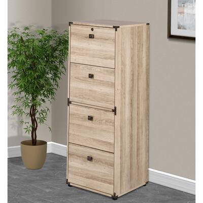 Saint Birch Langer Light Oak Lateral File Drawer