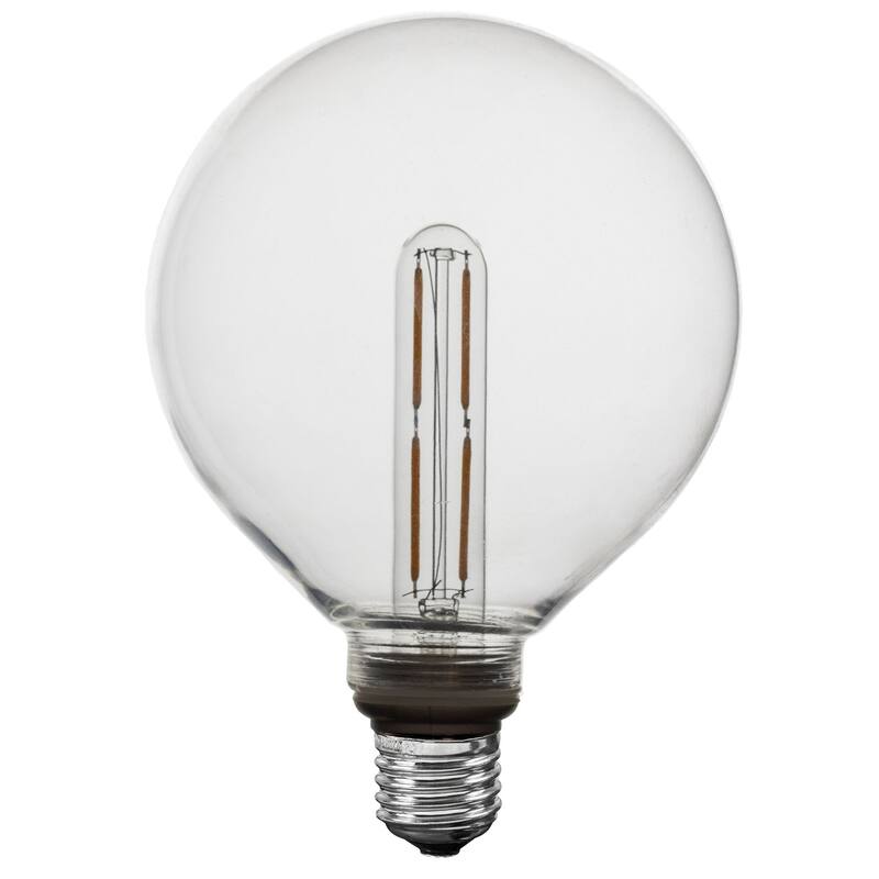 Festive Living LED G125 + T25 Bulb Indoor/Outdoor Covered Edison Bulbs, E26 Base - Large