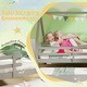 preview thumbnail 10 of 19, Twin House Bed with Trundle and Fence Rail Perfect for Sleepovers