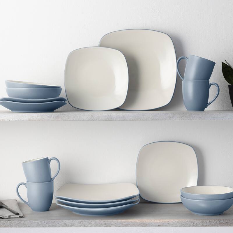 Noritake Colorwave 16-Piece Square Set, Service For 4