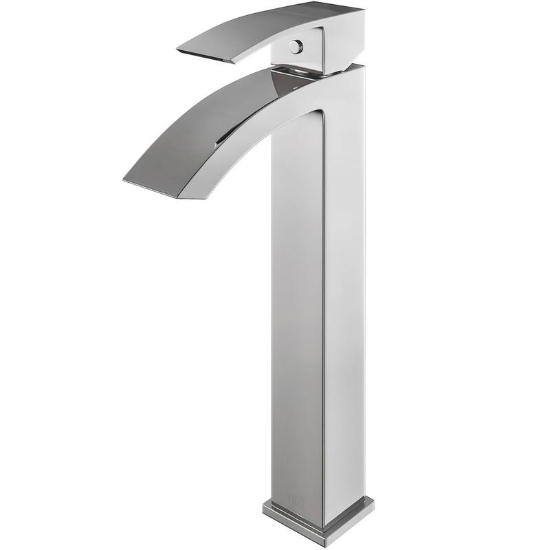 VIGO Duris Single-Handle Single Hole Bathroom Vessel Sink Faucet - Chrome