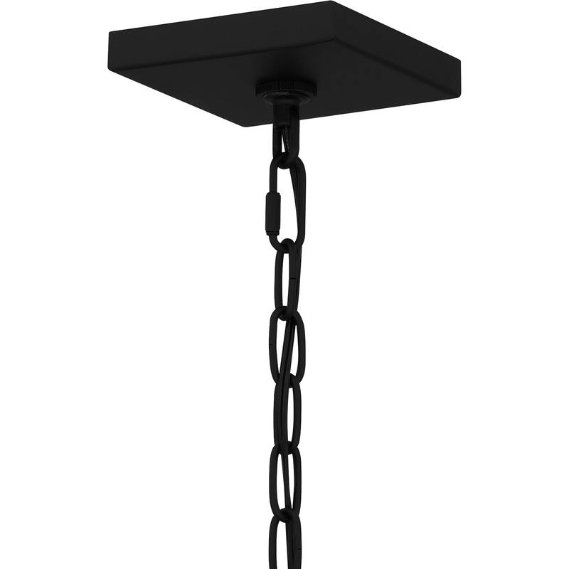 Hull 3-Light Matte Black Outdoor Hanging Lantern