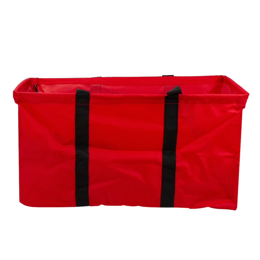22" Red Collapsible Christmas Storage Bag Carrying Handles