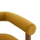 preview thumbnail 11 of 24, Gilbert Modern Upholstered Round Arm Accent Chair by Christopher Knight Home