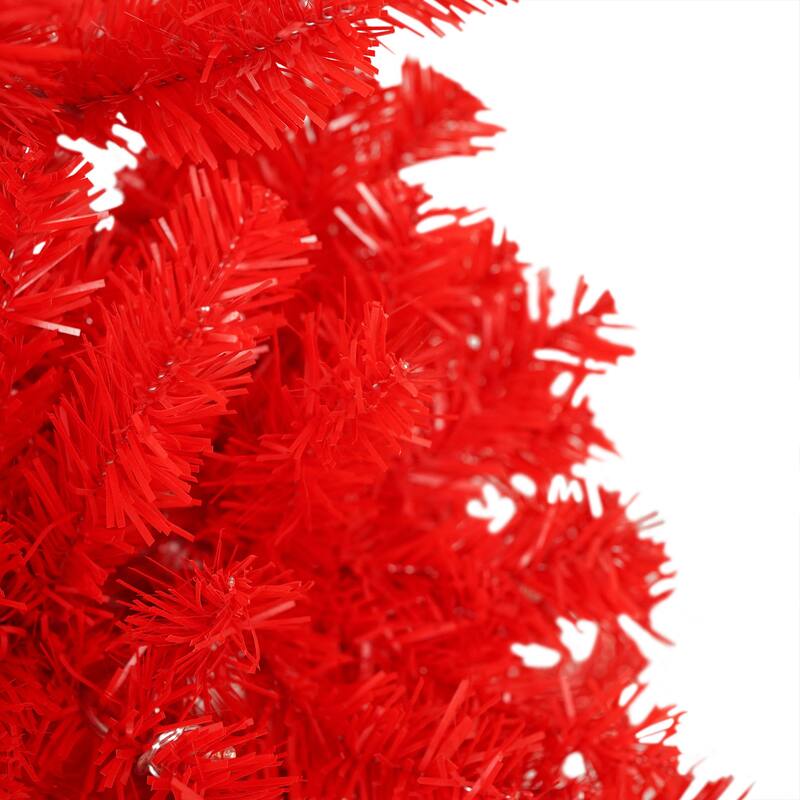 Festive Santa Hat Style Christmas Tree Set, Pre-Lit with 300 LED Lights