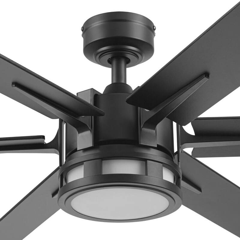 Honeywell Kaliza Modern Gun Metal Indoor Ceiling Fan with Light & Remote Control