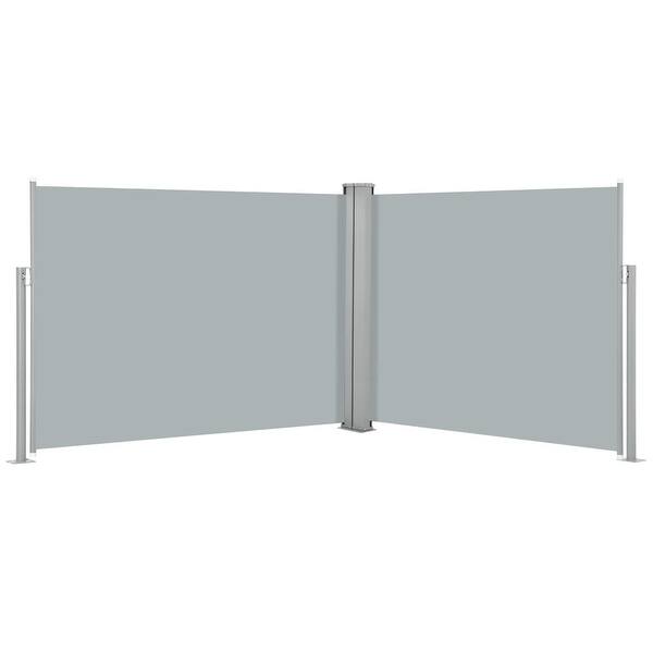 Shop Vidaxl Retractable Side Awning Anthracite 66 9 X393 7 Overstock 31100690