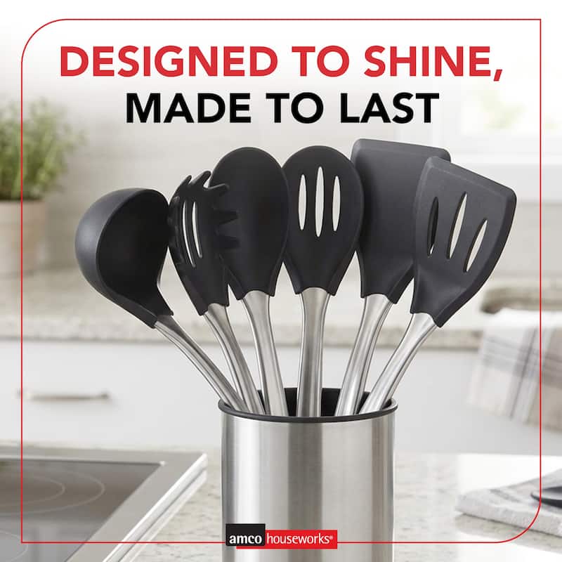 Amco 6 Piece Nylon Utensil Set - 15.74" H