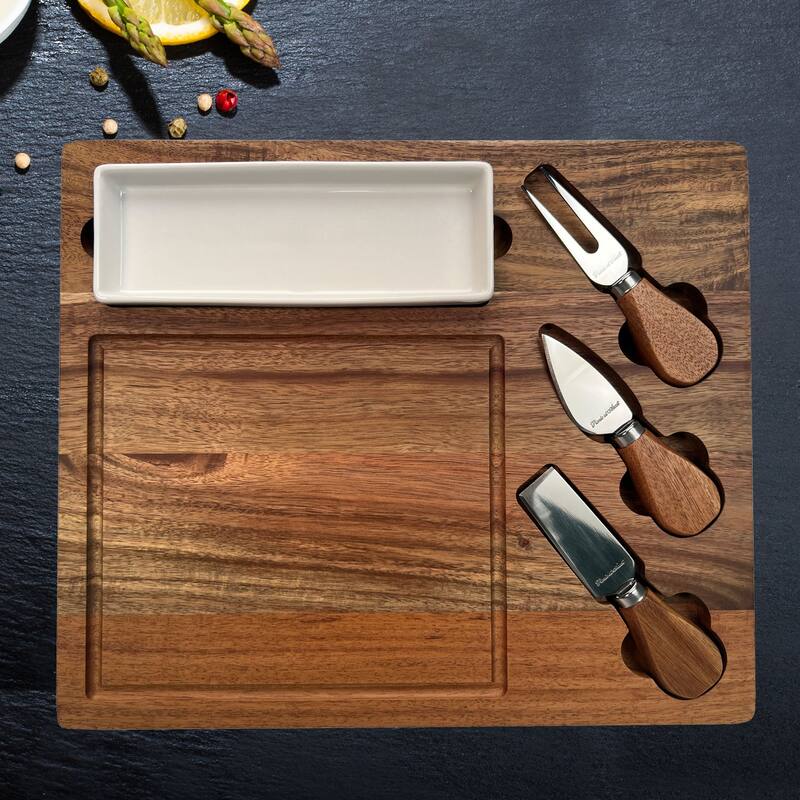 NCAA Penn State Nittany Lions Acacia Charcuterie Board Set