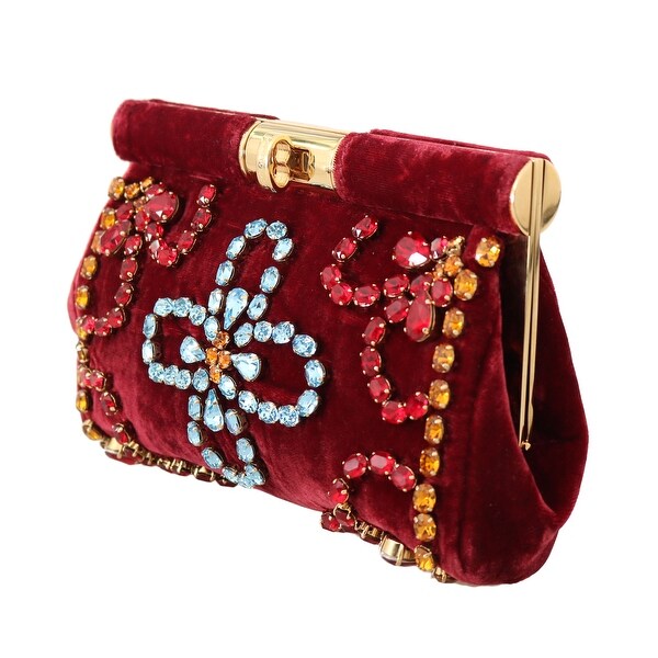 red velvet bag