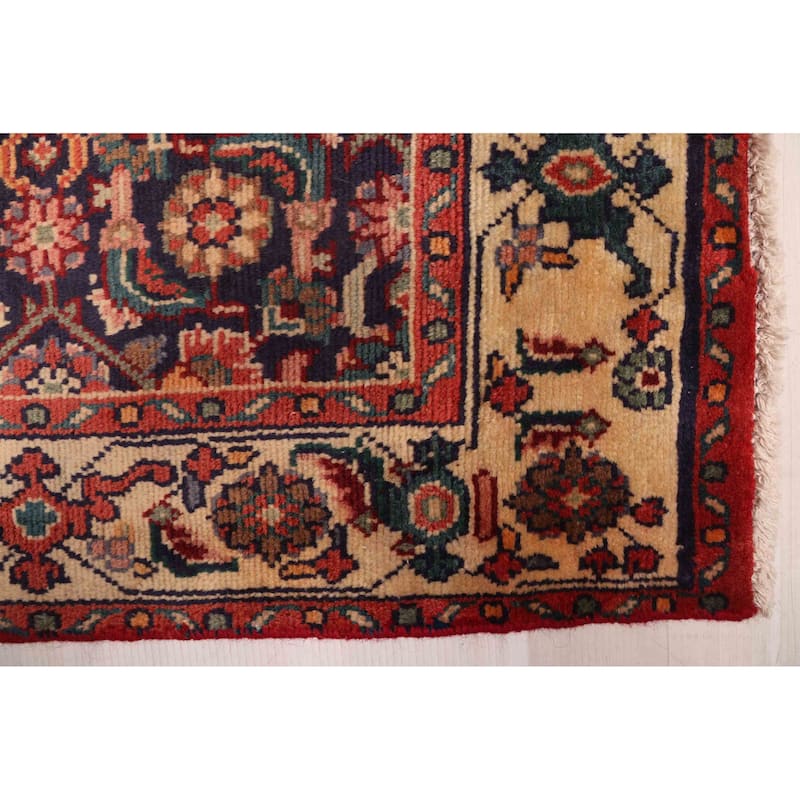 ECARPETGALLERY Hand-knotted Andelz Navy Wool Rug - 3'3 x 13'9