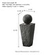 preview thumbnail 11 of 39, Glitzhome 31.75"H Polyresin Sphere Pedestal Outdoor Fountain With Pebbles Pump LED Light