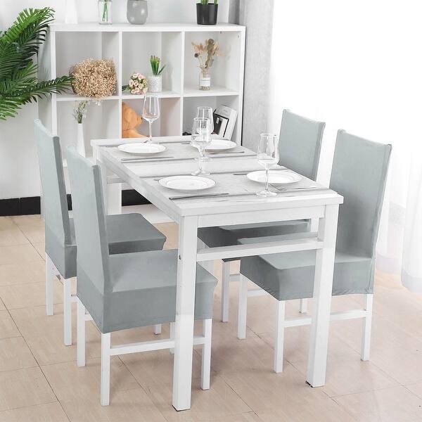 Shop Home Dining Chair Cover Stretch Stool Slipcover Chair Seat