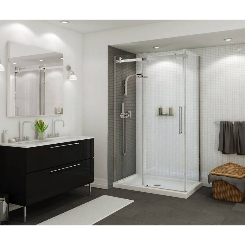 Maax B3Round 47-7/8" x 31-7/8" Rectangular Shower Base with Double