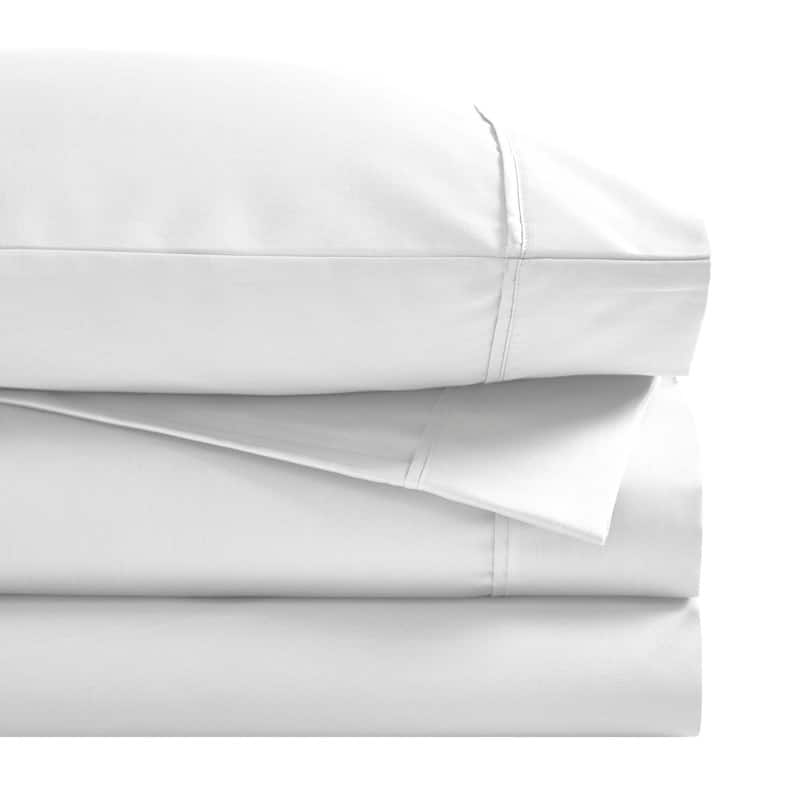 Superior Cotton Blend Solid Deep Pocket Bed Sheet Set