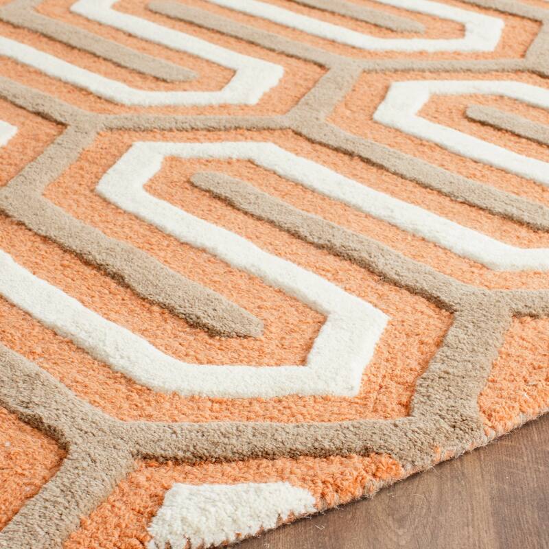 SAFAVIEH, Handmade Cambridge Faiza Modern Moroccan Wool Rug