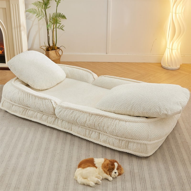 5 Adjustable Position Folding Lazy Sofa Couch, for Sitting, Sleeping
