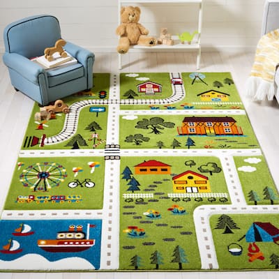 SAFAVIEH Carousel Kids Helmgard Transitional Rug