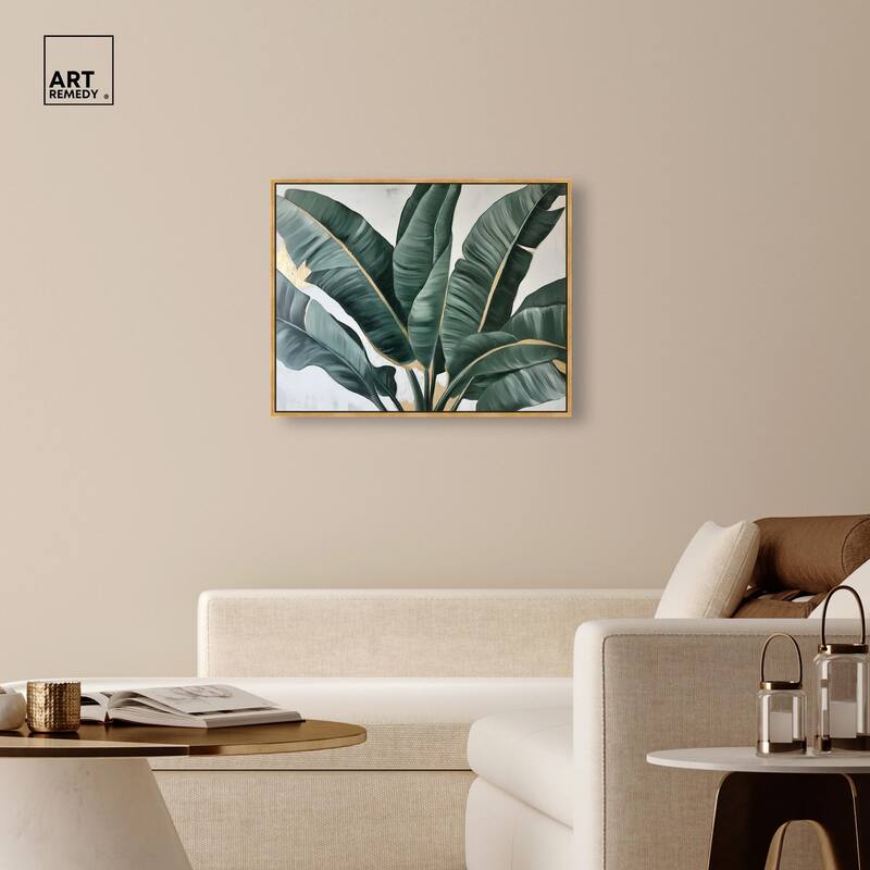 Jungle Jewel Jade II Canvas by Art Remedy