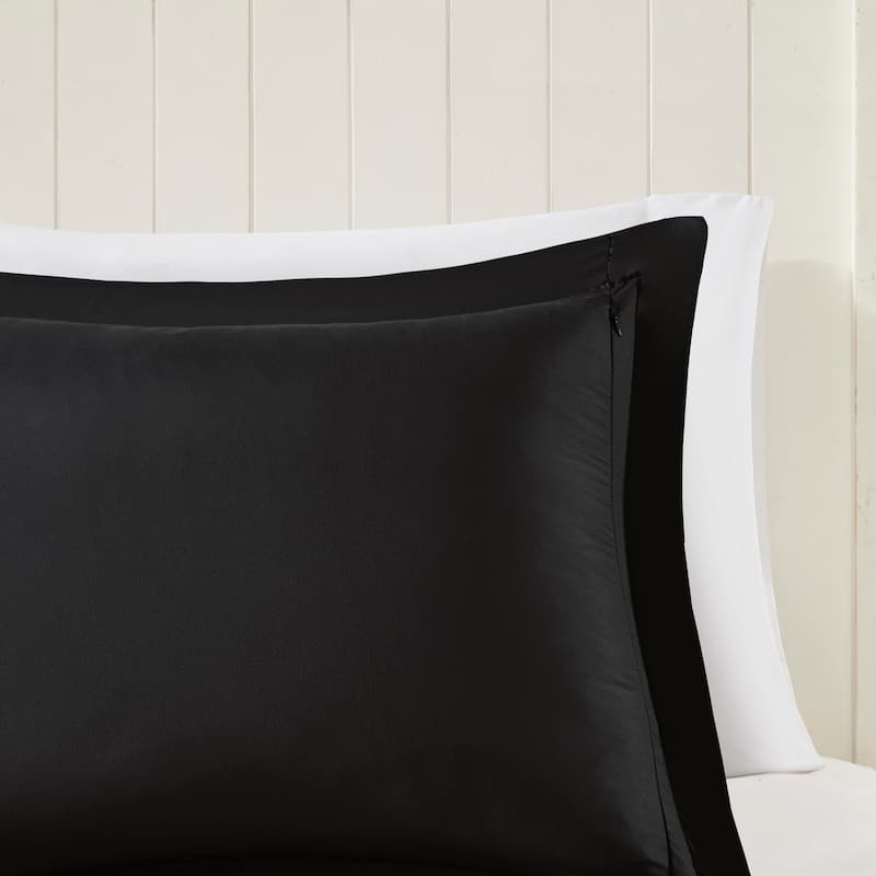 Madison Park Essentials Windsor 3M Scotchgard Diamond Quilting Reversible Down Alternative Comforter Set
