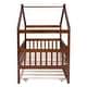 preview thumbnail 35 of 48, Twin Size Wooden House Bed With Twin Size Trundle