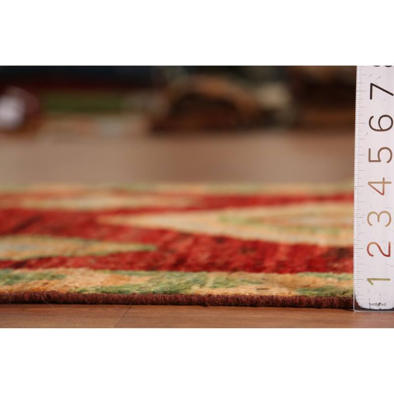 Moroccan Oriental Runner Rug Handmade Hallway Wool Carpet - 3'6" x 13'5"
