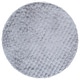 preview thumbnail 15 of 15, SAFAVIEH Faux Rabbit Bubble Ondine Machine Washable & Slip Resistant Shag Rug 6' Round - Grey - Round