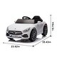 preview thumbnail 41 of 78, 12V Mercedes-Benz Ride-On Car for Toddlers, Remote Control, LED Lights, Ideal Christmas Gift White