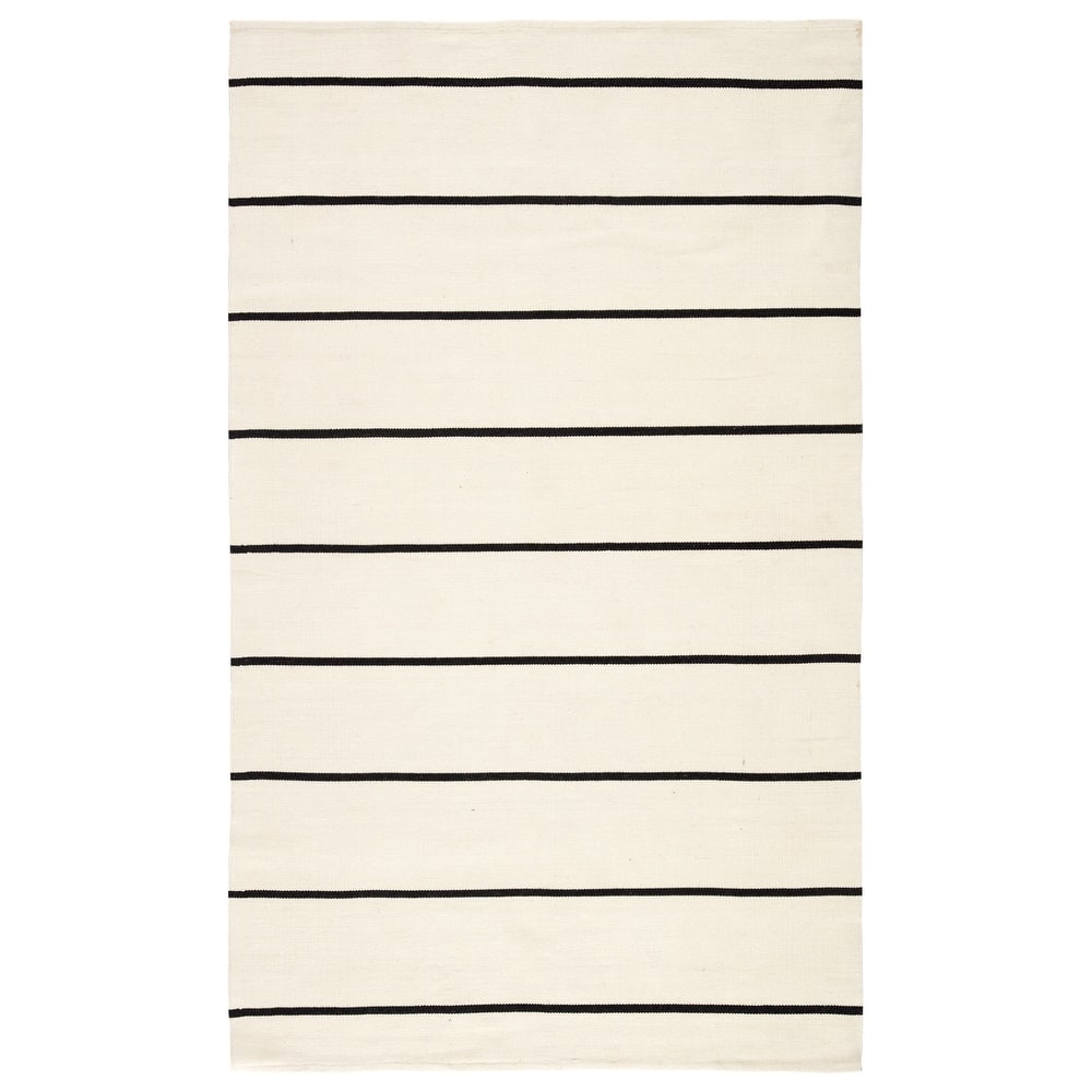 Porch & Den Langwood Stripes Indoor/ Outdoor Handmade Area Rug