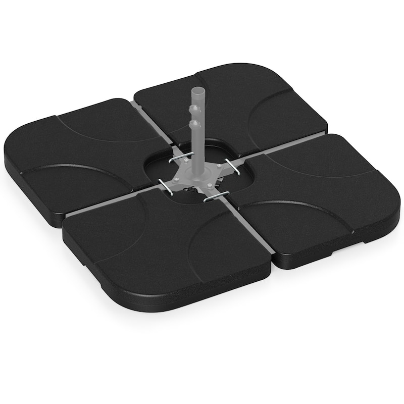 Costway 20" Patio Offset Umbrella Base Stand Water Filled Base Weights - See Details