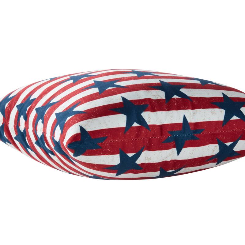 18" Americana Decorative Throw Pillow