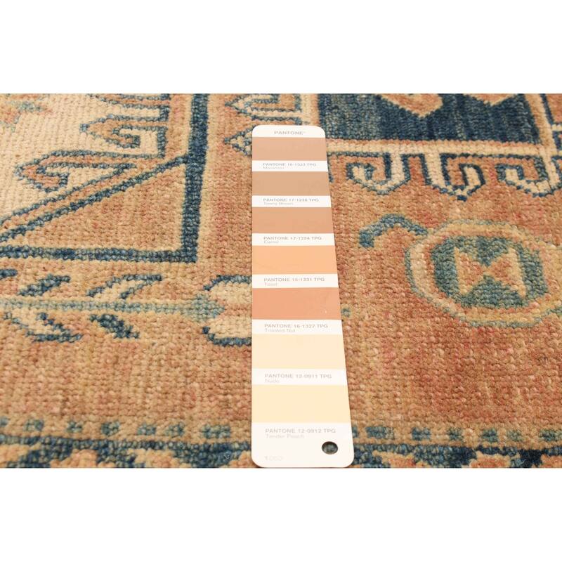 ECARPETGALLERY Hand-knotted Finest Ghazni Copper Wool Rug - 3'7 x 5'10