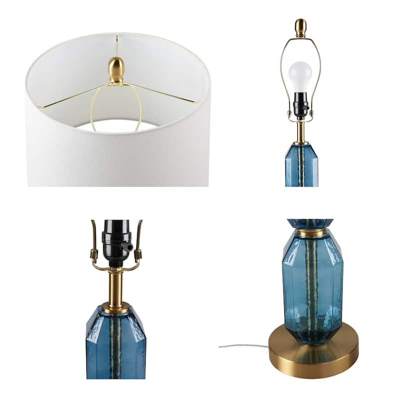510 Design Zirconia Faceted Glass Table Lamp