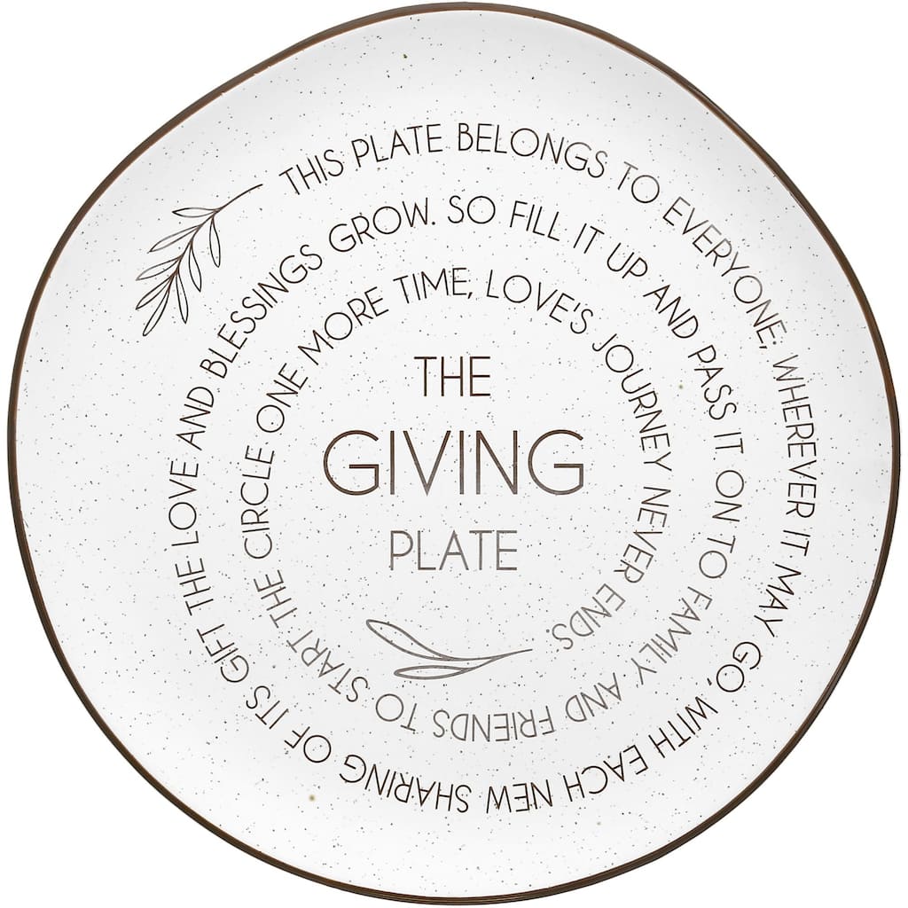 Pavilion Giving Plate - 10.5"