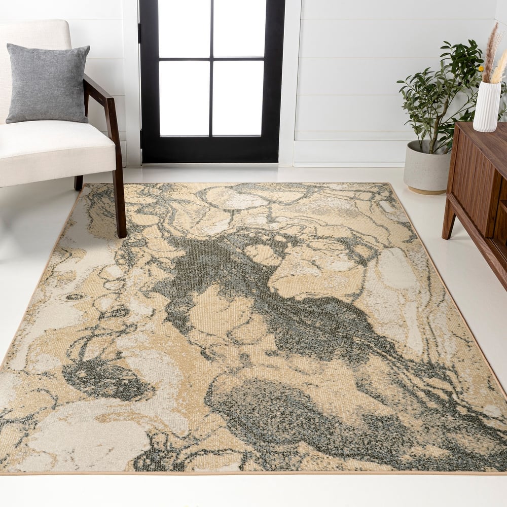 JONATHAN Y Giglio Abstract Marbled Modern Area Rug