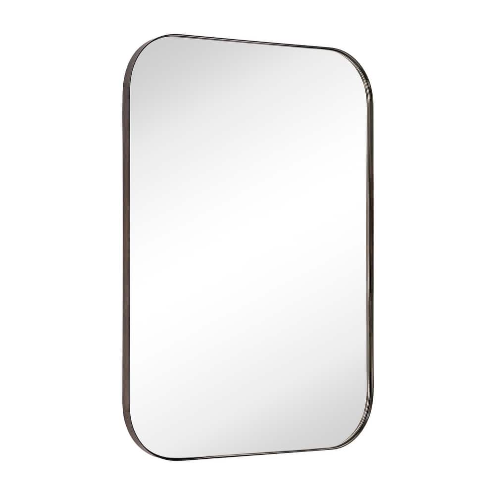 TEHOME Josilyn Mid-Century Modern Chic Metal Rounded Wall Mirrors