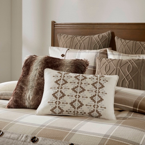 THE TOE （Madison Jacquard ） Madison Park Signature Cotton Jacquard Comforter Set - On