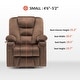 preview thumbnail 32 of 45, MCombo Small Power Lift Recliner Chair with Massage and Heat for Short Elderly People, Fabric 7569