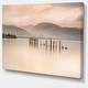 preview thumbnail 2 of 12, Designart "Loch Lomond Jetty and Mountains" Landscape Wall Art Print Canvas