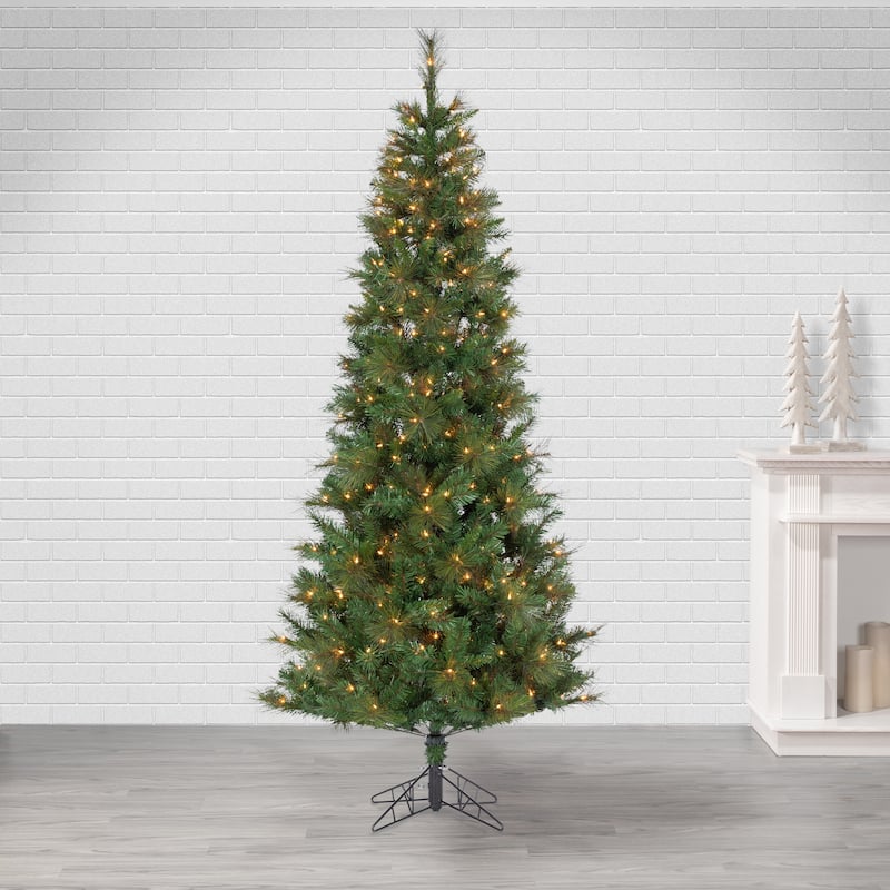 7.5 Pre Lit Clear UL Hard Needle Baxter Pine