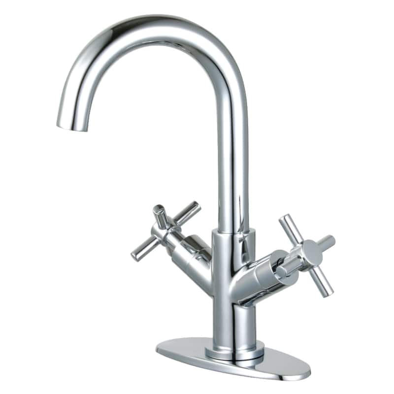 Kingston Brass Concord 1.2 GPM Single Hole Bathroom Faucet with Pop-Up