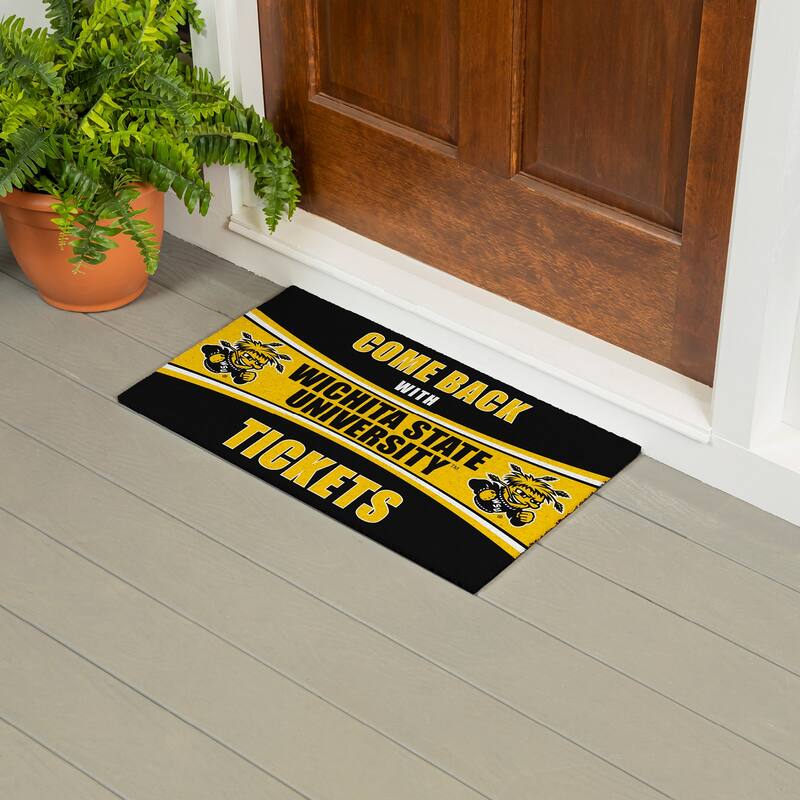 University of Central Florida 28 in. x 16 in. PVC "Come Back With Tickets" Trapper Door Mat