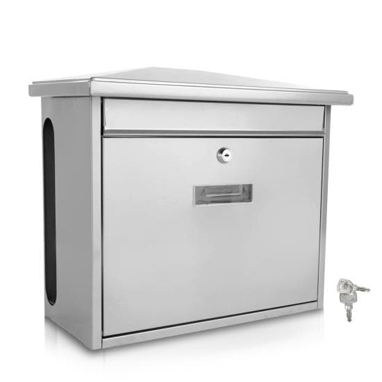 Indoor/Outdoor Wall Mount Locking Mailbox