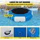 preview thumbnail 22 of 21, VEVOR Inflatable Water Trampoline Round Inflatable Water Bouncer with Ladder