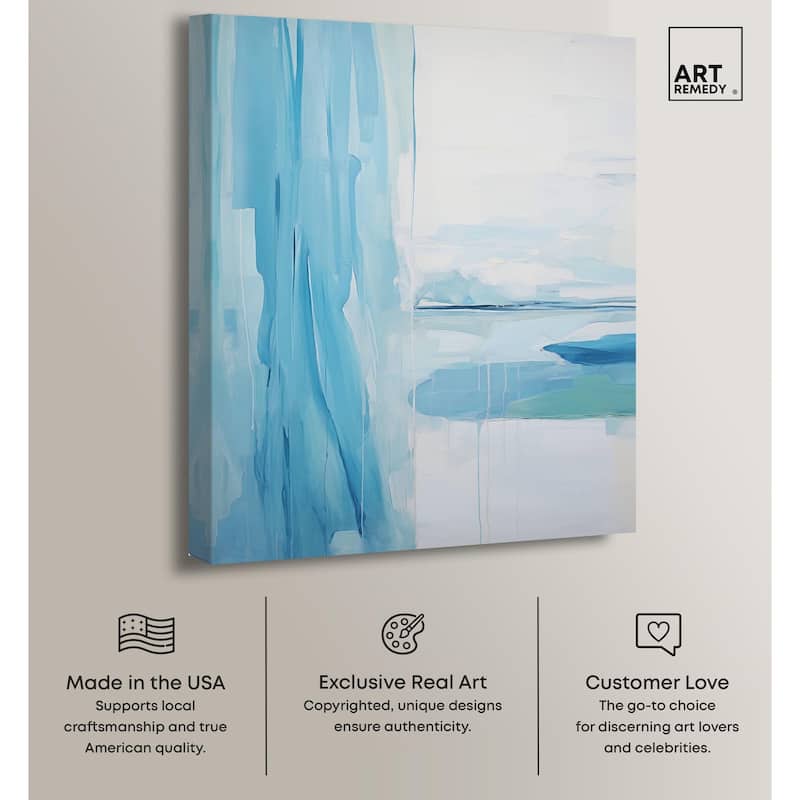 Transcendent Tides I Canvas by Art Remedy, Gallery Wrapped