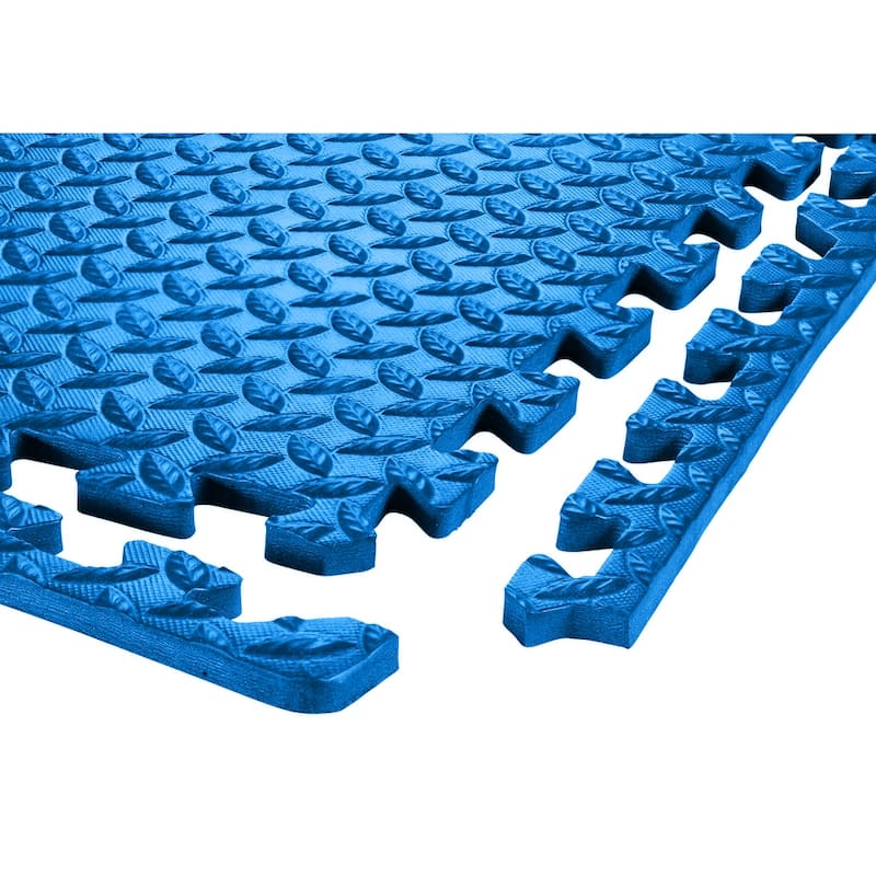 Sivan Health and Fitness Puzzle Exercise Mat EVA (Blue)
