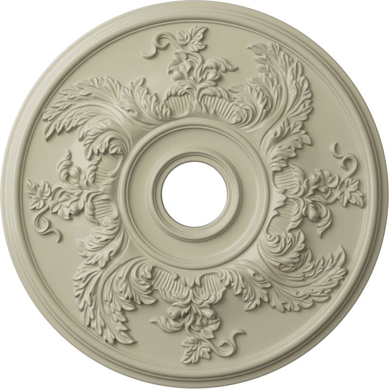 23 5/8"OD x 4 5/8"ID x 1 7/8"P Acanthus Twist Ceiling Medallion