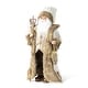 preview thumbnail 62 of 92, Glitzhome 18"H Faux Fur Christmas Santa Figurines with Porcelain Face
